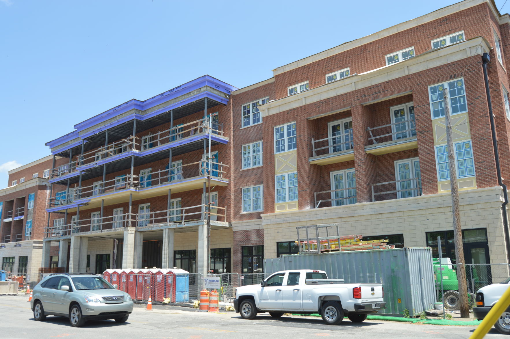 Harpeth Hotel under construction